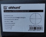 Ohhunt Guardian SERIES 6-24x50 SF