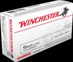 Winchester 9 mm Luger Full Metal Jacket 7,45 g / 115 gr