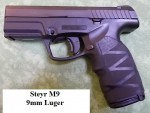 Prodám pistoli Steyr M v ráži 9mm Luger+příslušenství