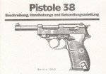 Manuál Pistole 38 - nepoužitý, nečtený