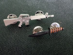 Odznak Colt 6 cm + odznak nože KA-BAR 4 cm