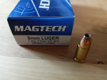 Magtech 9 Luger JHP, střela 7,45g (9C)
