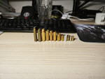 Nábojnice 9mm L, 45ACP, 223rem. 357 Magnum,380Auto