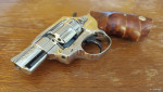 Flobert revolver ALFA 620 - chrom/dřevo cal.6mm