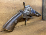 Starožitná Belgická Pistole Pinfire 9mm Vyrobená 1853-1877