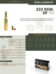 Prodám puškové náboje Sellier & Bellot .222 REM.