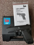 Heckler Koch USP Compact, 9mm Luger, 2 zásobníky, kufřík