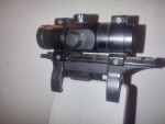Otevřený kolimátor na rychlo-upínací liště k H&K MP5A4 