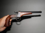 Krásná replika salónní pistolky, předovky ráže 4,5 mm brok