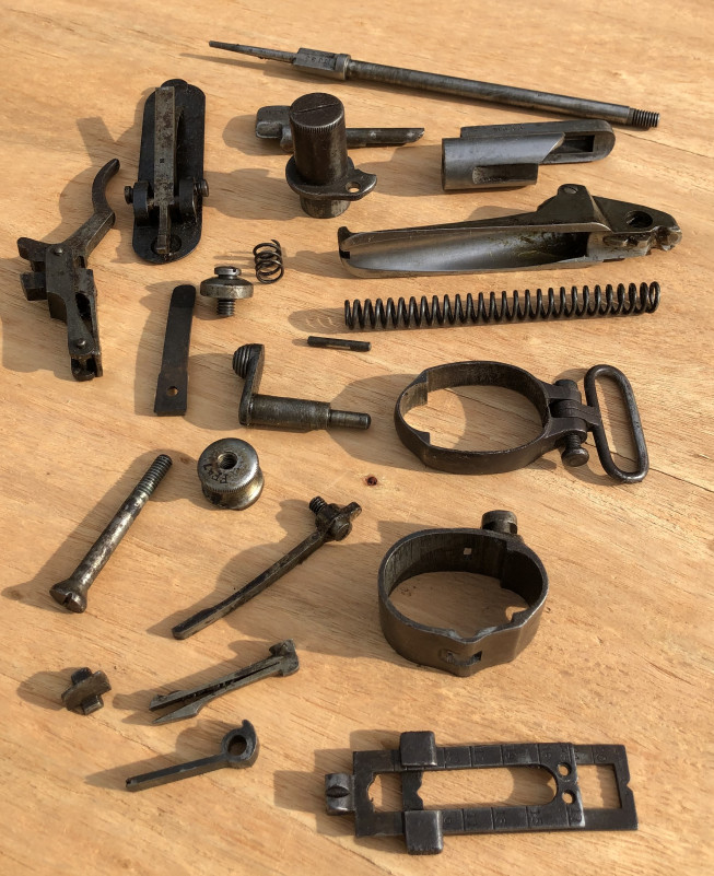 Náhradní díly na pušku Kropatschek M1886 
