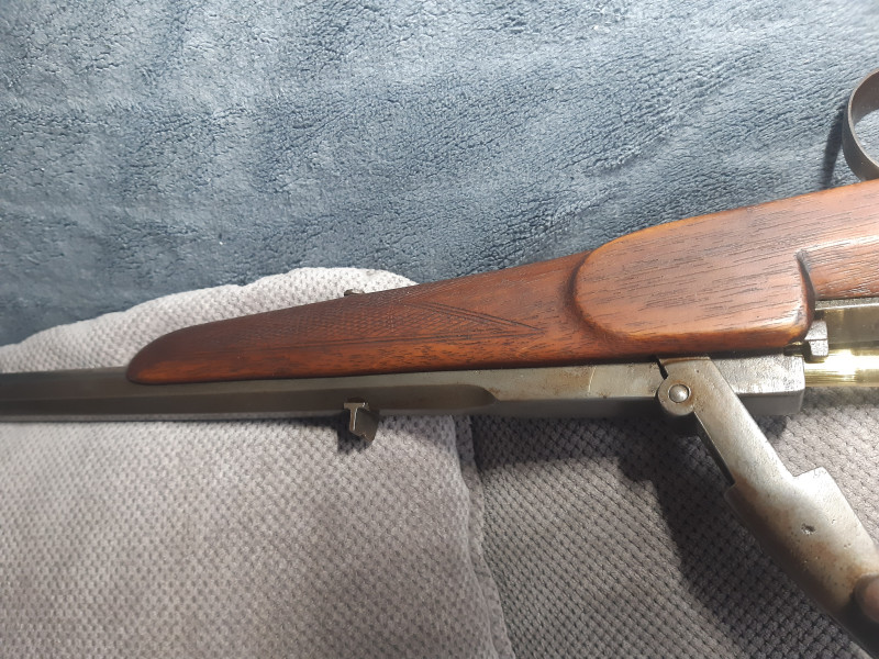 Historická flobertka 9 mm Warnant