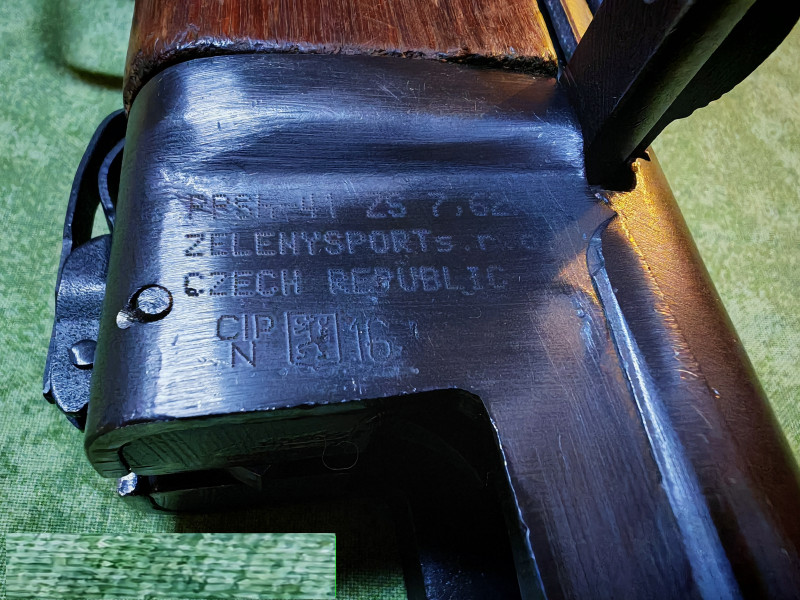 Puška samonabíjecí PPSH-41ZS-7,62x25+300 nábojů