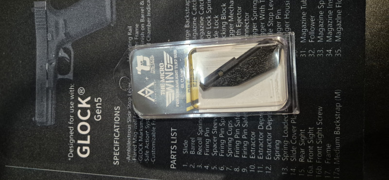 Antimatter industries Tlr-7 Sub Wing pre Glock 43X