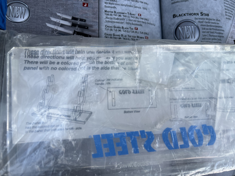 stojánek na nože (na katany, tanto), oreginál Cold Steel USA