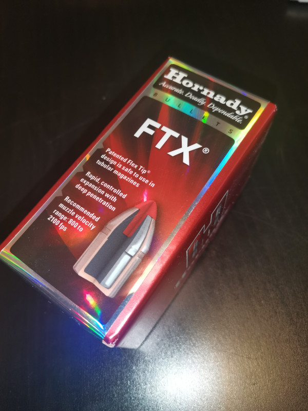Hornady FTX 300gr 50 cal. 500SW Magnum