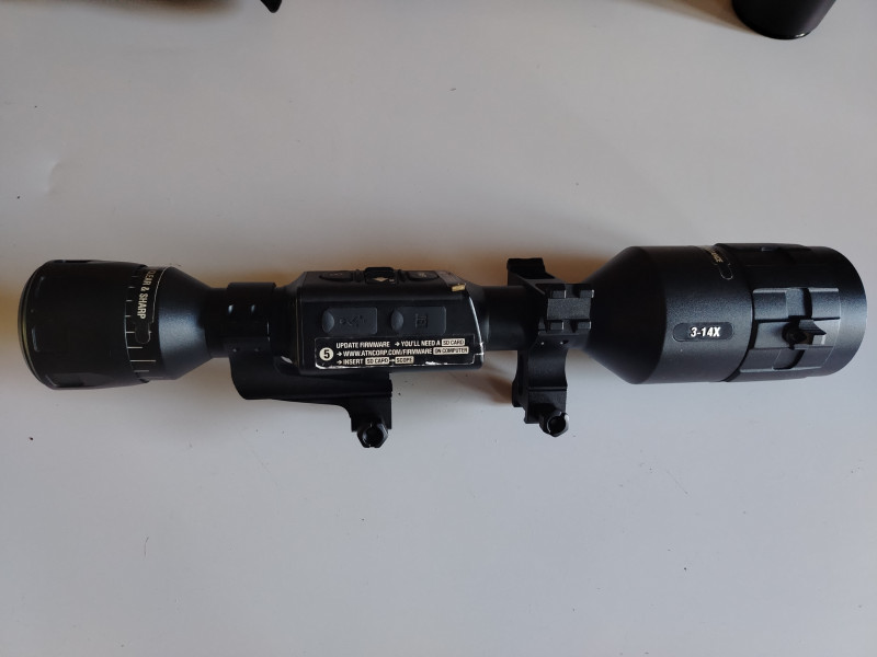 Atn X side 4k 3-14x v pěkném stavu 