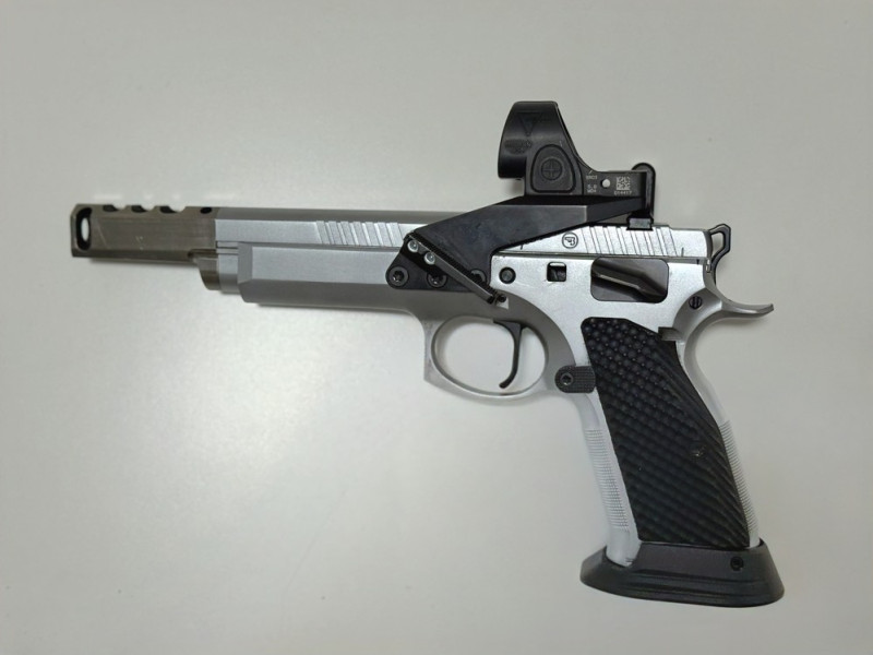 Pistole CZ Tactical Sport pro IPSC, divize OPEN
