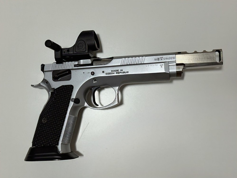 Pistole CZ Tactical Sport pro IPSC, divize OPEN
