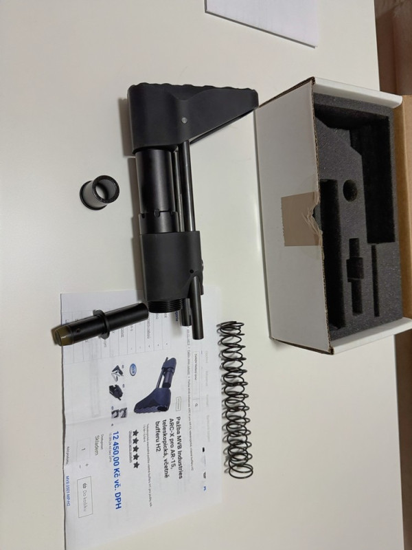 Prodám teleskopickou pažbu H2 pro AR15