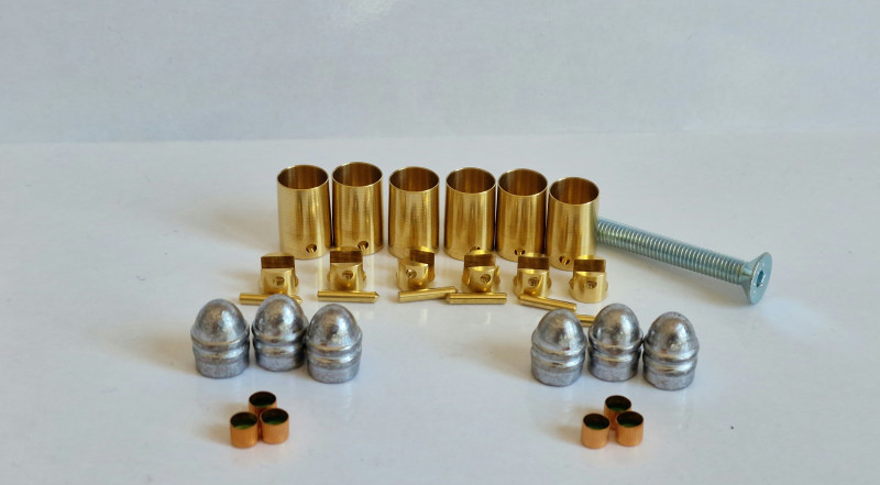 SADA PŘEBÍJECÍCH NÁBOJNIC LEFAUCHEUX 7, 9, 12 MM