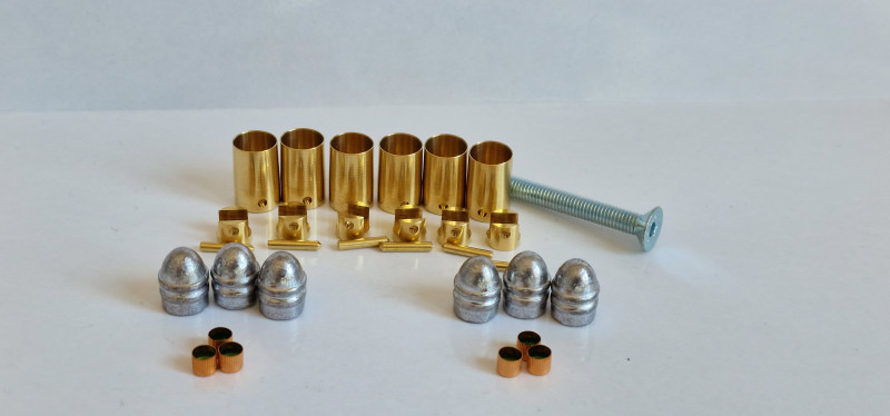 SADA PŘEBÍJECÍCH NÁBOJNIC LEFAUCHEUX 7, 9, 12 MM