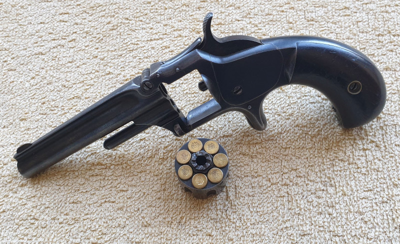 Historický revolver Smith Wesson cal.22RFSA1870