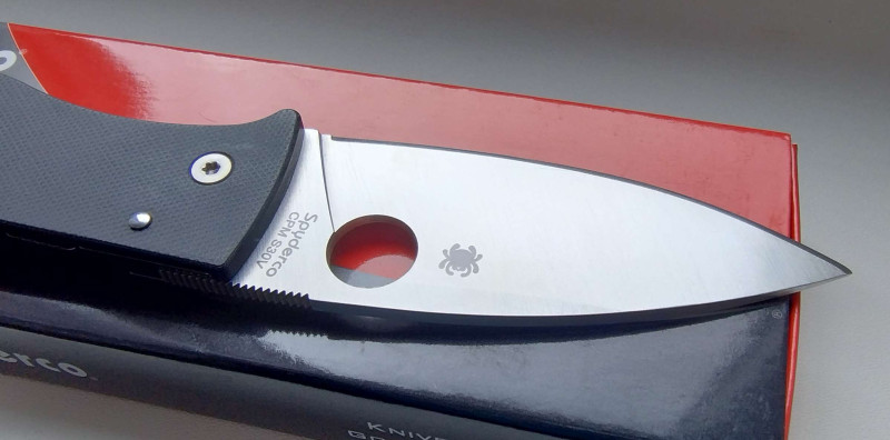 Spyderco Bodacious C263GP + deep carry clip