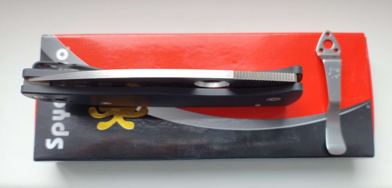 Spyderco Bodacious C263GP + deep carry clip