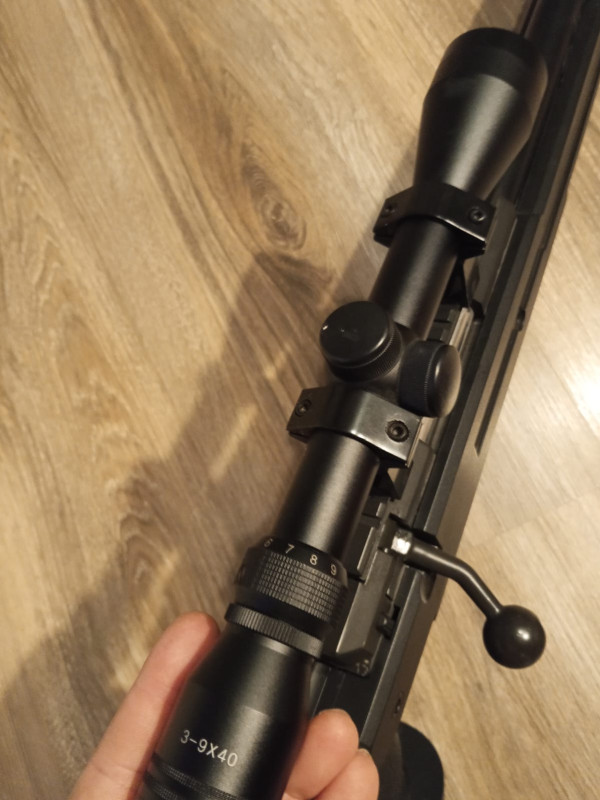 Airsoftová odstřelovací puška G22D - černá