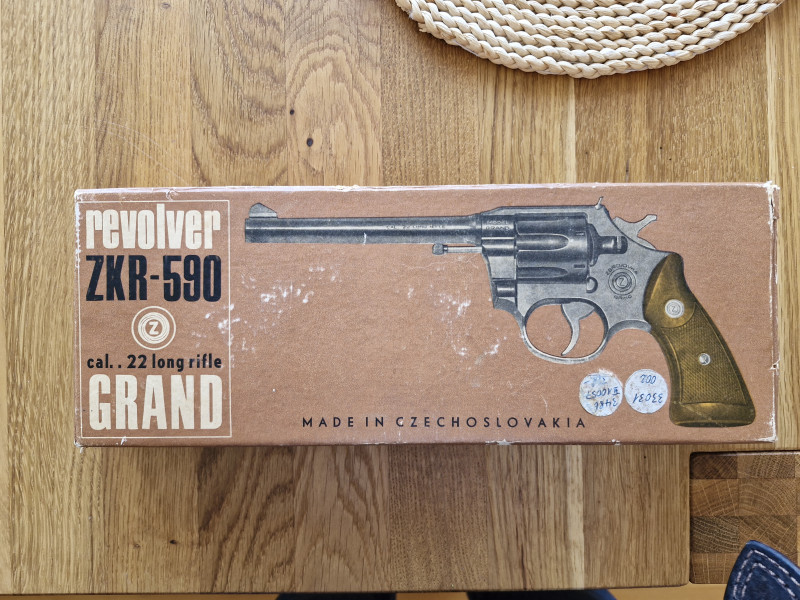 Revolver ZKR 590 Grand - 22LR, nestřílená funglovka
