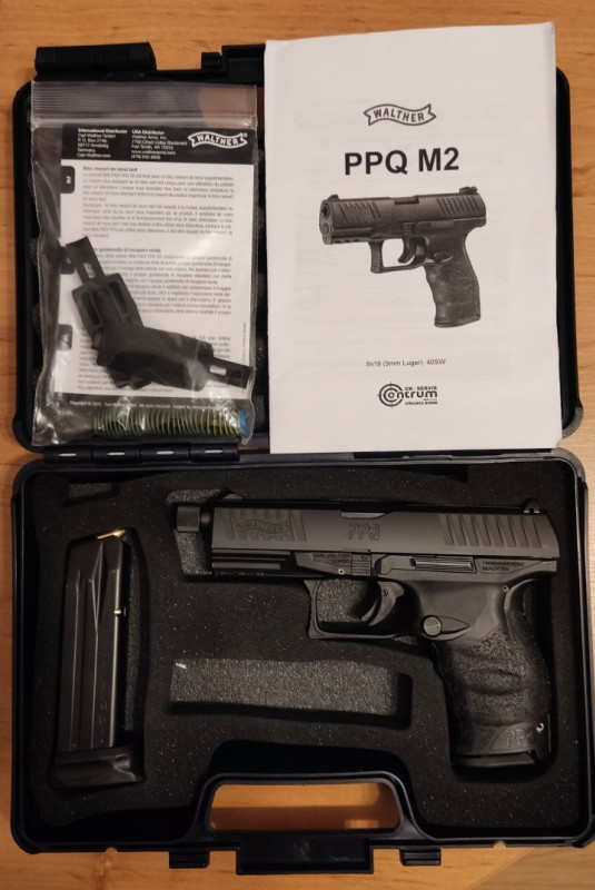 Walther PPQ M2 Navy SD prodloužená hlaveň a závit