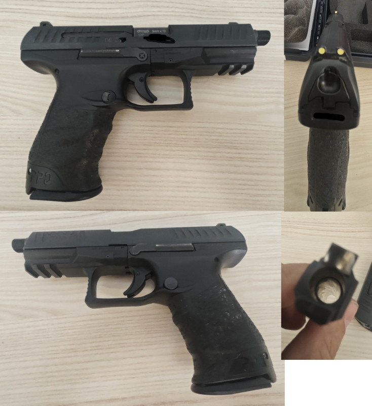Walther PPQ M2 Navy SD prodloužená hlaveň a závit