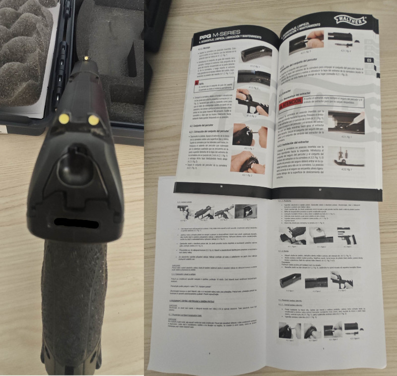 Walther PPQ M2 Navy SD prodloužená hlaveň a závit