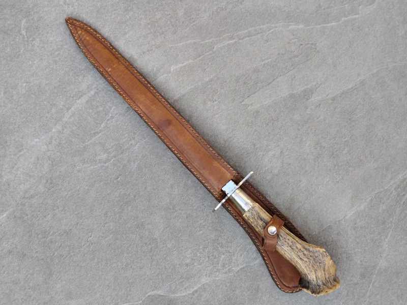 Luxusní lovecká dýka 42 cm – Pravý paroh