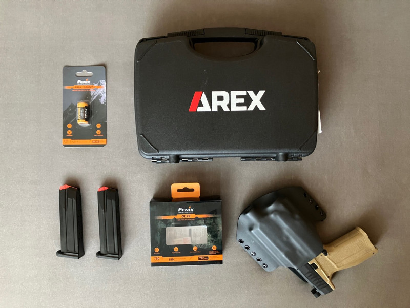 Arex Delta X Tactical gen2 s příslušenstvím