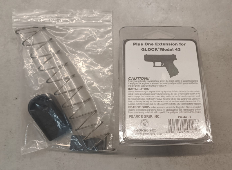 Díly na Glock 43