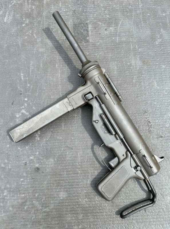 Expanzní americký samopal M3 Grease Gun
