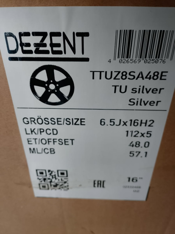 Disky 6,5x16. 5*112