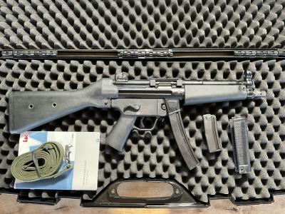 H&K SP5 (9mm) + B&T Rail, 2 handguards