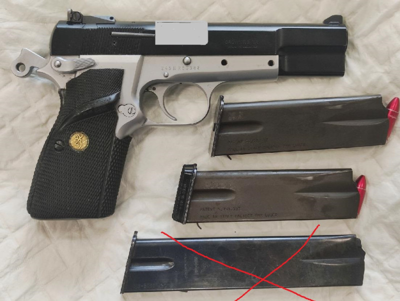 Browning FN HP 35 Belgium. 9 mm Luger
