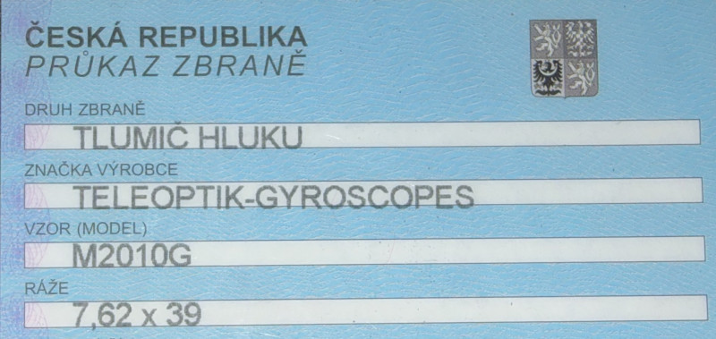 AK-47, AKM Tlumič IŽ - závit M14x1 LH Kat. R4