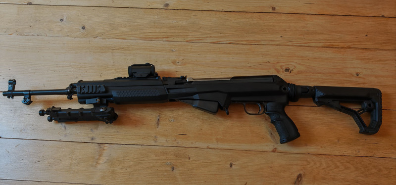 SKS Simonov, r.1945, TOP stav, tvrdochrom, FabDefense kit