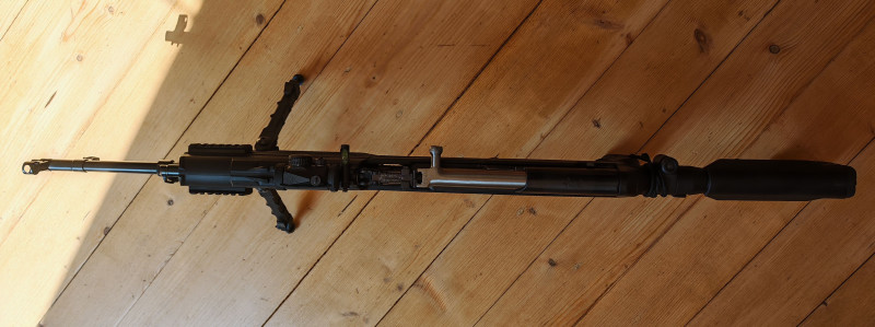 SKS Simonov, r.1945, TOP stav, tvrdochrom, FabDefense kit