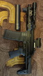 V-AR 300AAC, 6 palců s tlumičem