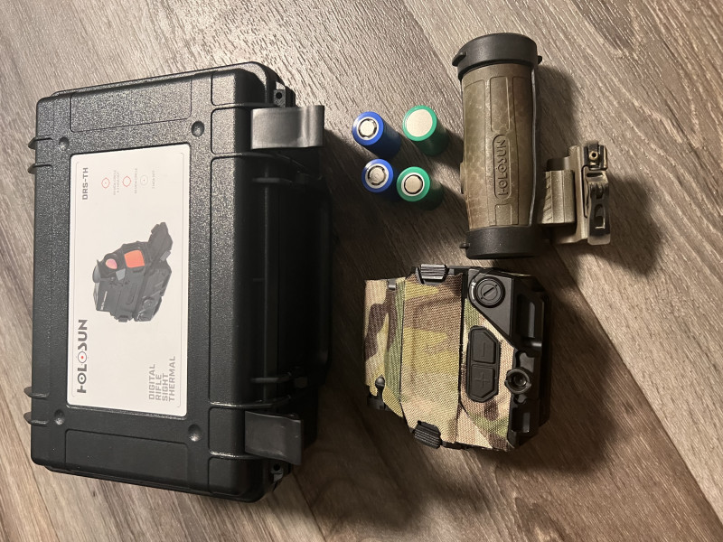 Termovize Holosun DRS thermo + Holosun HM3X magnifier