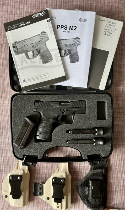 Walther PPS M2 Police Set, 9 mm Luger, pistole samonabíjecí