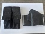 Pouzdro Glock 17 + pouzdro na zásobníky Dasta