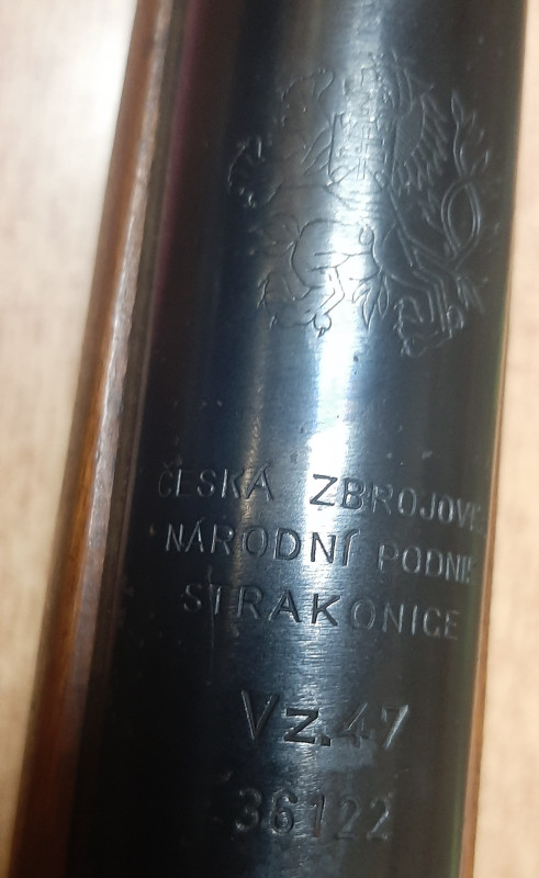 Vojenská vzduchovka Vz47 vč36122 se lvíčkem