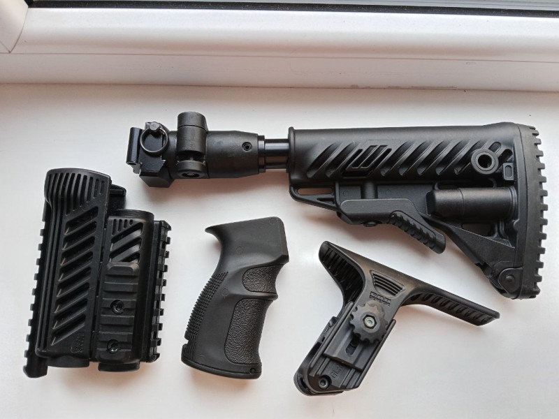 FAB na pušku AKS-74U (Krinkov) pažba, předpažbí, pažbička