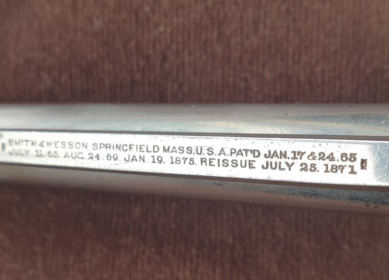Historický revolver Smith Wesson cal.38CFSA Baby Russian